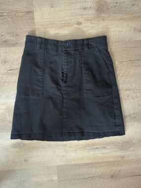 Classic Black Women's A-Line Skirt